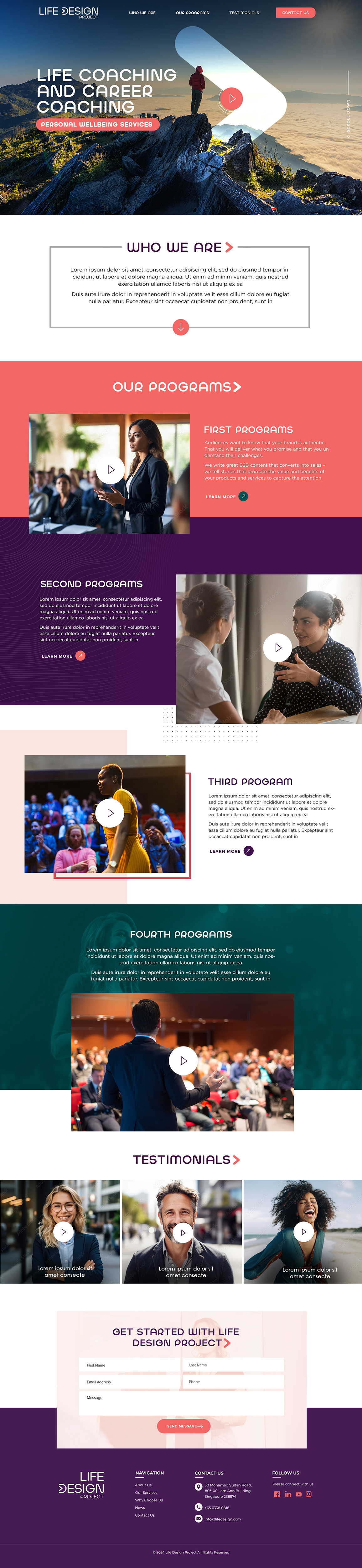 Web Design by Blue Sparrow for this project | Design #32068724