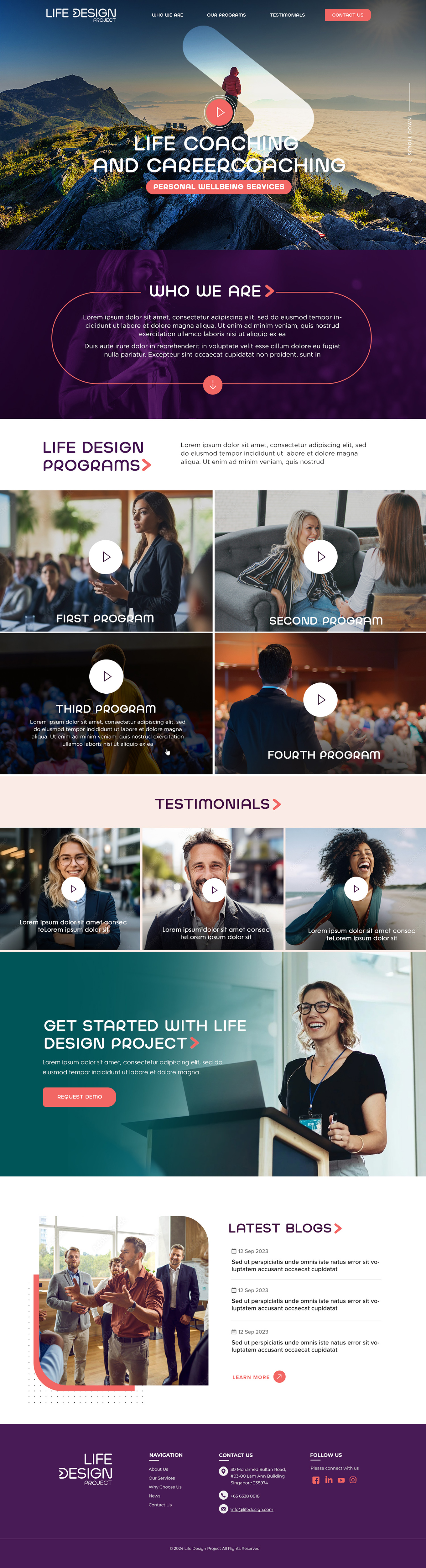 Web Design by Blue Sparrow for this project | Design #32068725