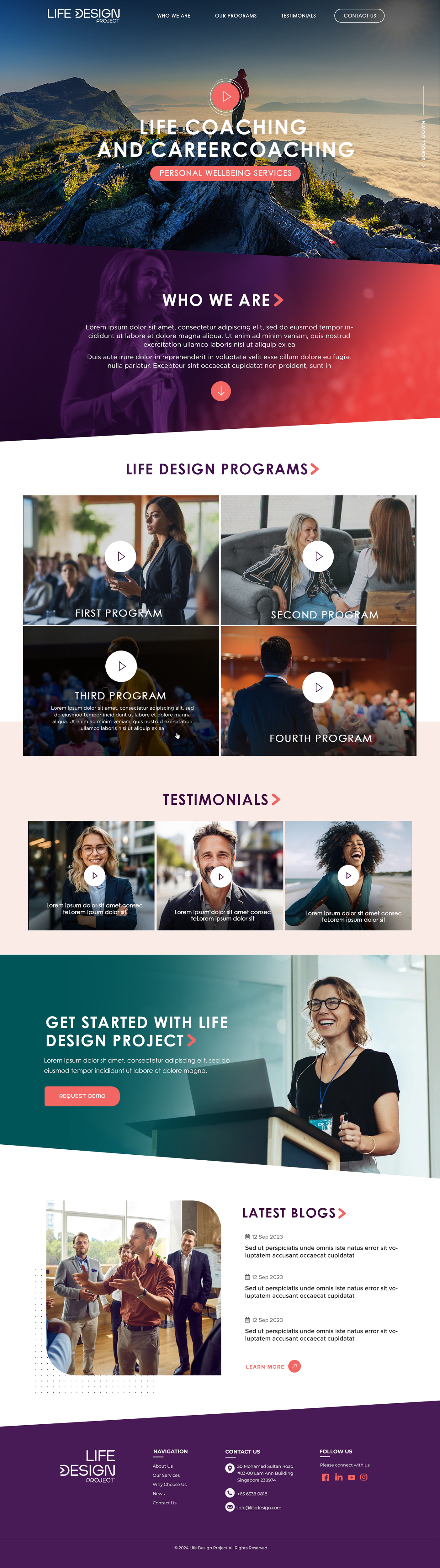 Web Design by Blue Sparrow for this project | Design #32081916