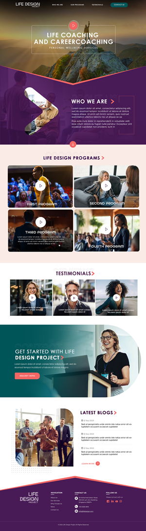 Web Design by Blue Sparrow for this project | Design: #32081917