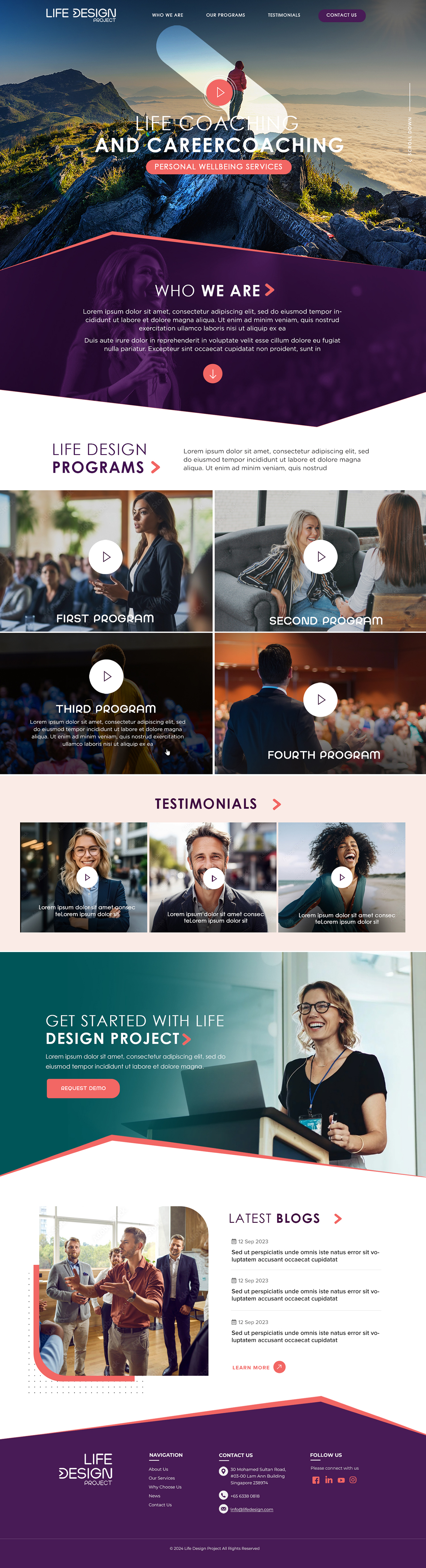 Web Design by Blue Sparrow for this project | Design #32081918