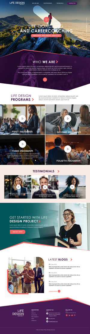 Web Design by Blue Sparrow for this project | Design: #32081918