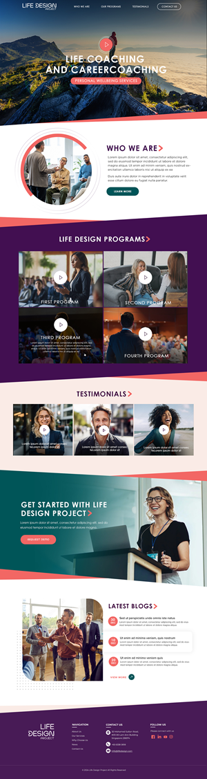 Web Design by Blue Sparrow for this project | Design: #32081987