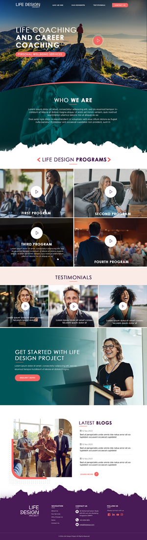 Web Design by Blue Sparrow for this project | Design: #32082023