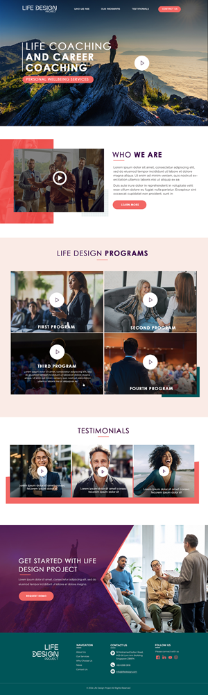 Web Design by Blue Sparrow for this project | Design: #32082071