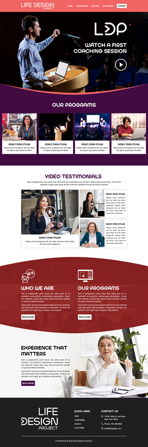Web-Design von MAZY für dieses Projekt | Design #32046412