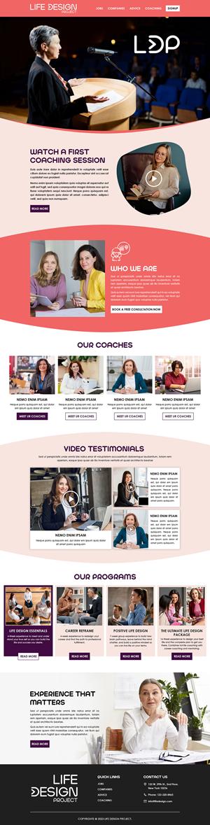 Web Design by MAZY for this project | Design: #32083025