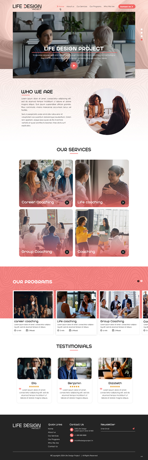 Web Design by pb for this project | Design: #32054247