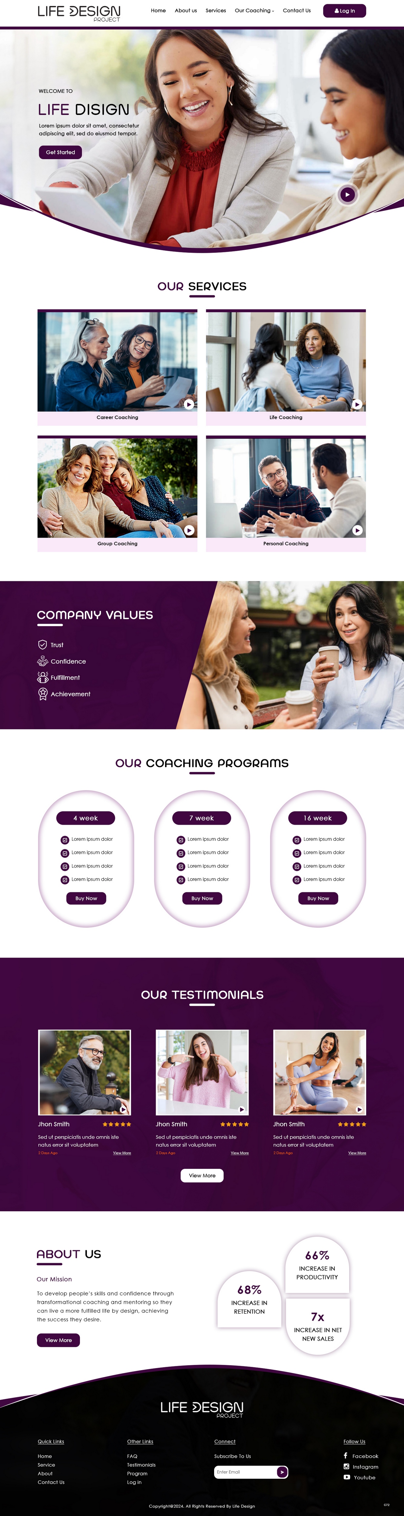 Web Design by pb for this project | Design #32061644