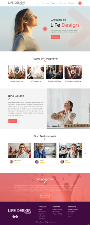 Web Design by pb for this project | Design: #32061645