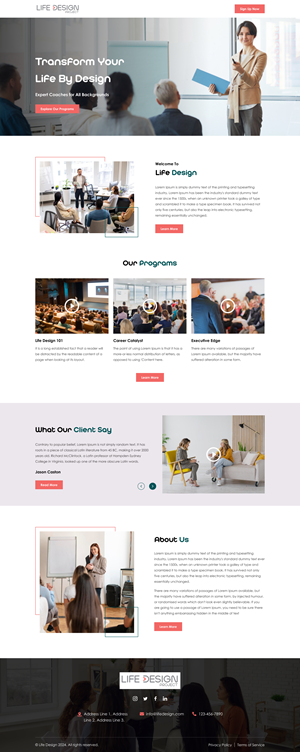 Web Design by Sbss for this project | Design: #32052772