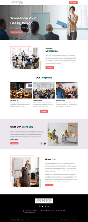 Web Design by Sbss for this project | Design: #32052823