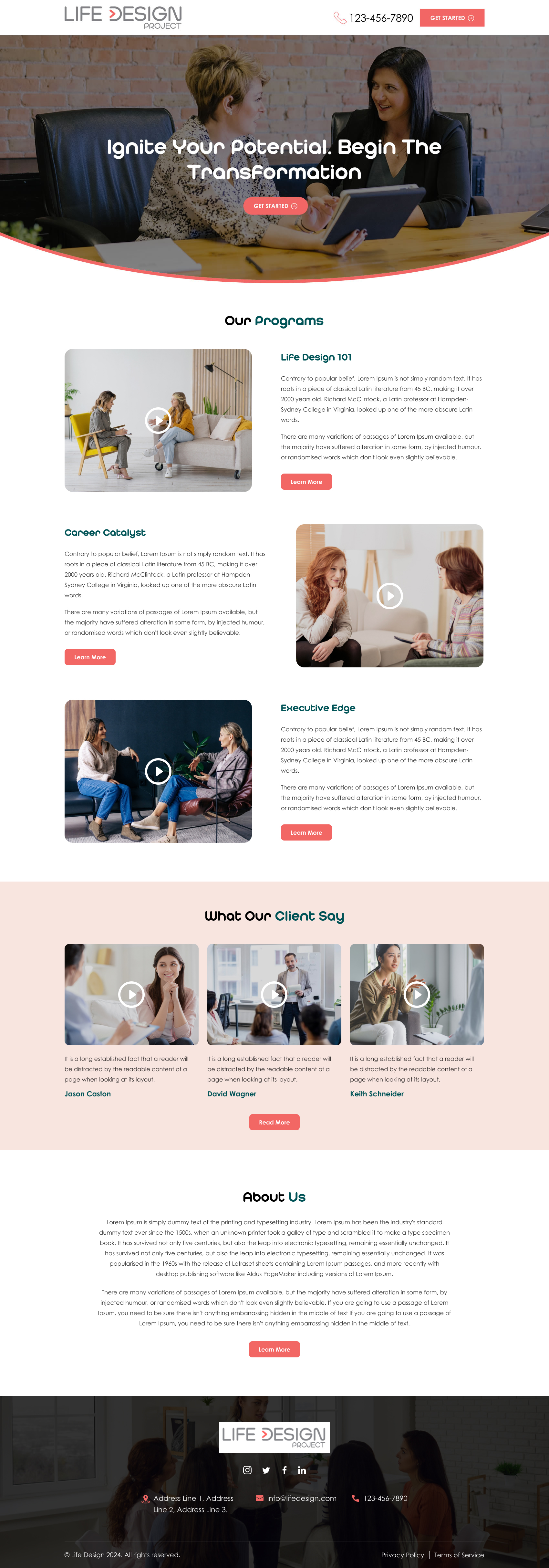 Web Design by Sbss for this project | Design #32053767