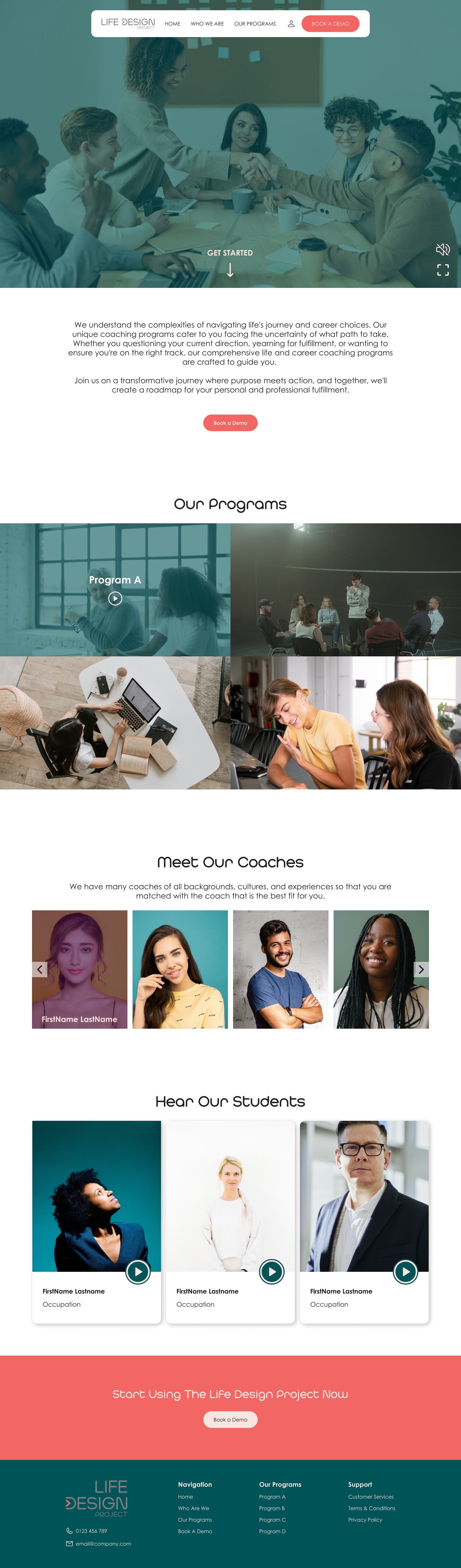 Diseño Web por Taufik H para este proyecto | Diseño #32071789