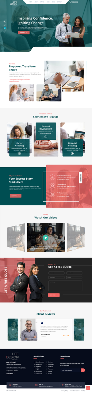 Web Design by Andrew Asiimwe for this project | Design: #32085409