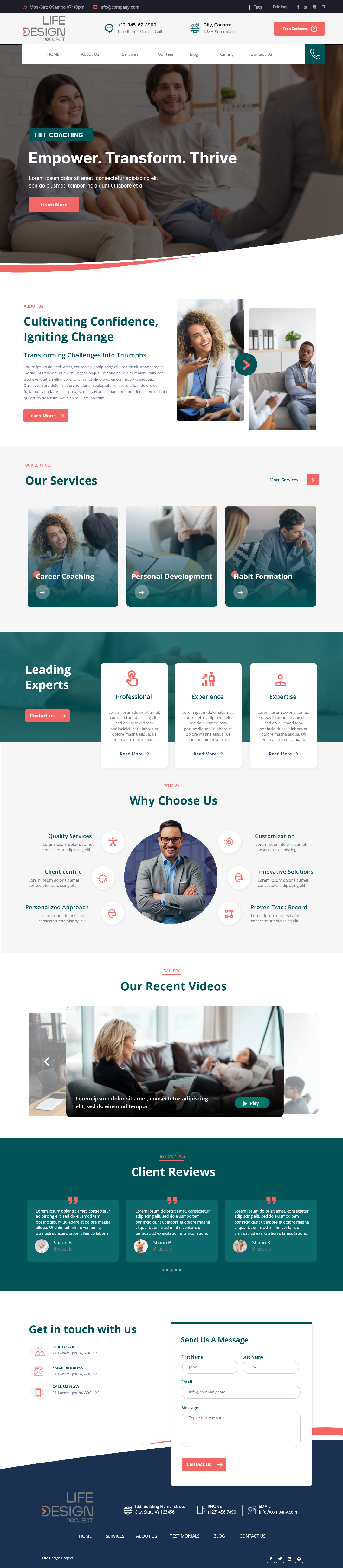 Web Design by Andrew Asiimwe for this project | Design #32087633