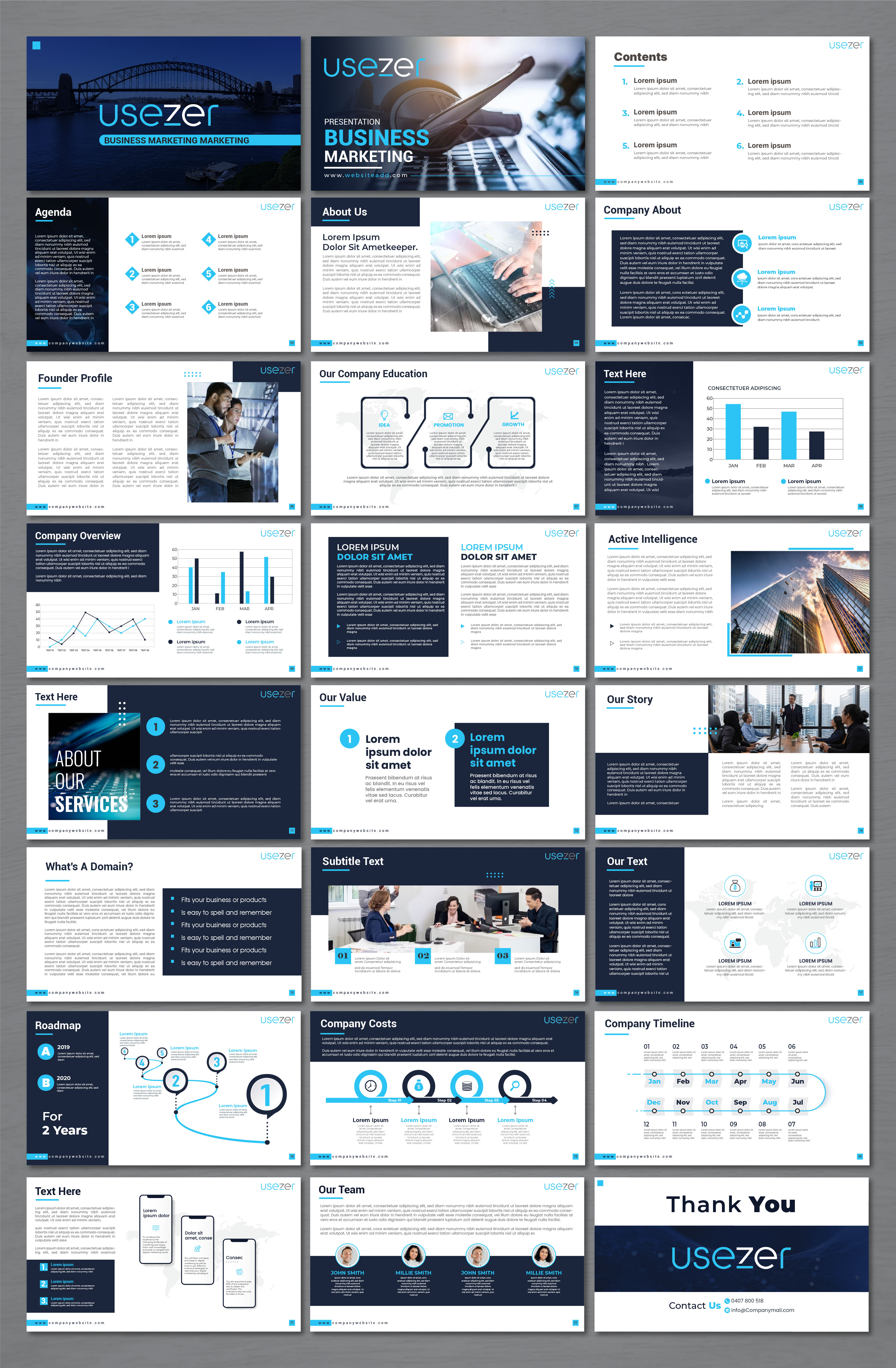 Design de PowerPoint par artbitin pour USEZER Pty Ltd | Design #32045240