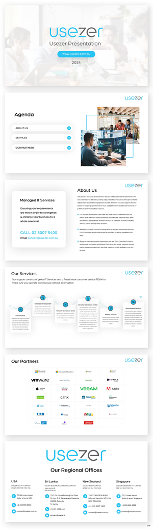 Diseño de PowerPoint por pb para USEZER Pty Ltd | Diseño: #32054268