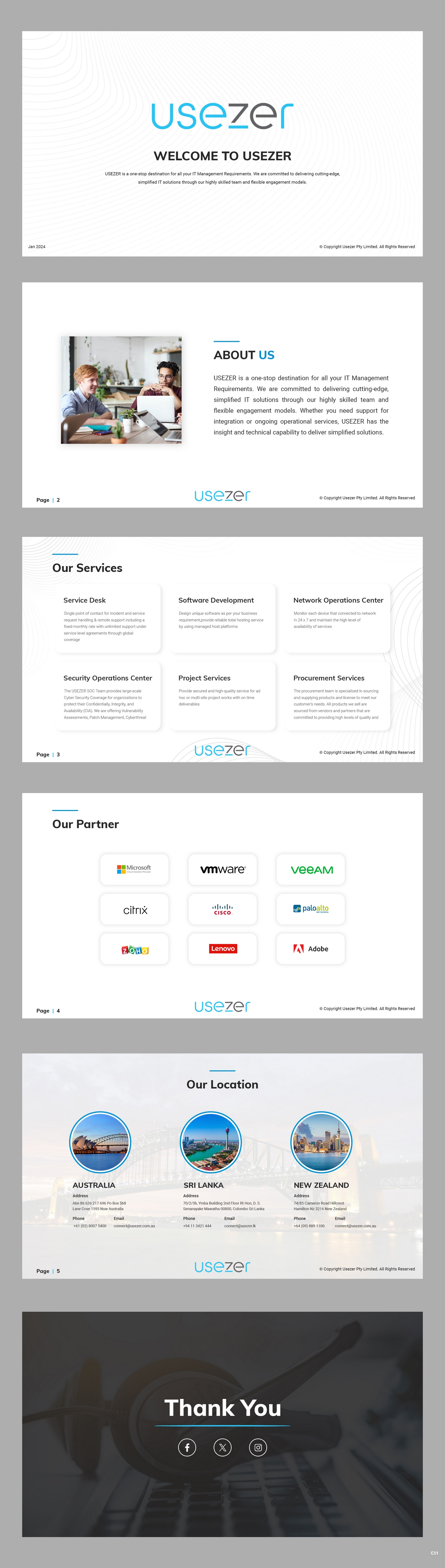 PowerPoint Design by pb for USEZER Pty Ltd | Design #32054278