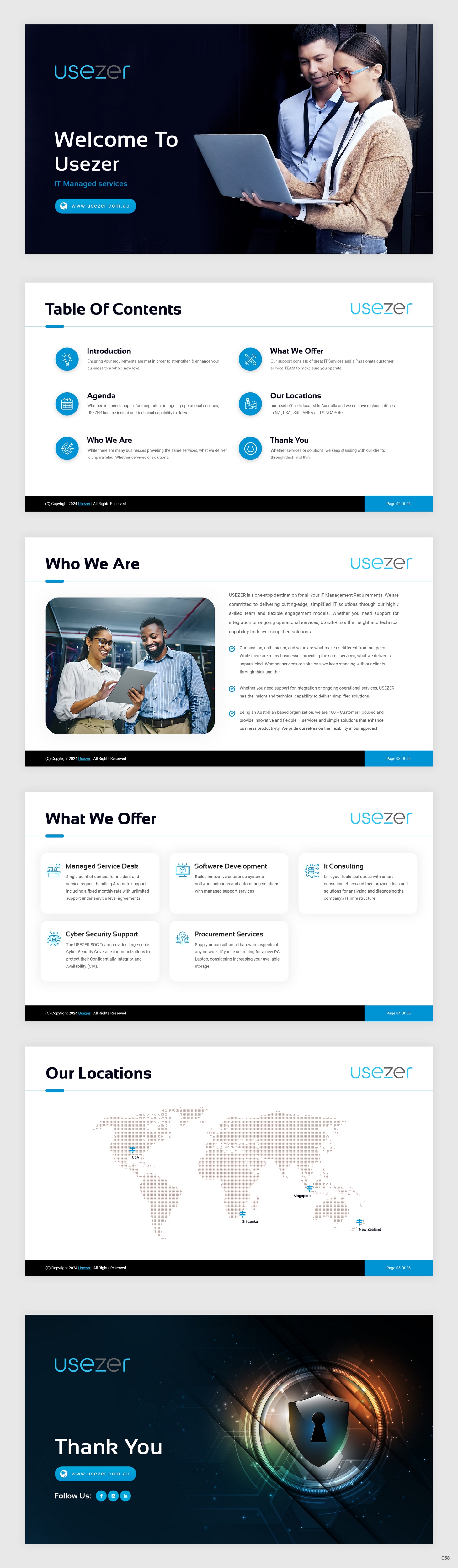 PowerPoint Design by pb for USEZER Pty Ltd | Design #32054281