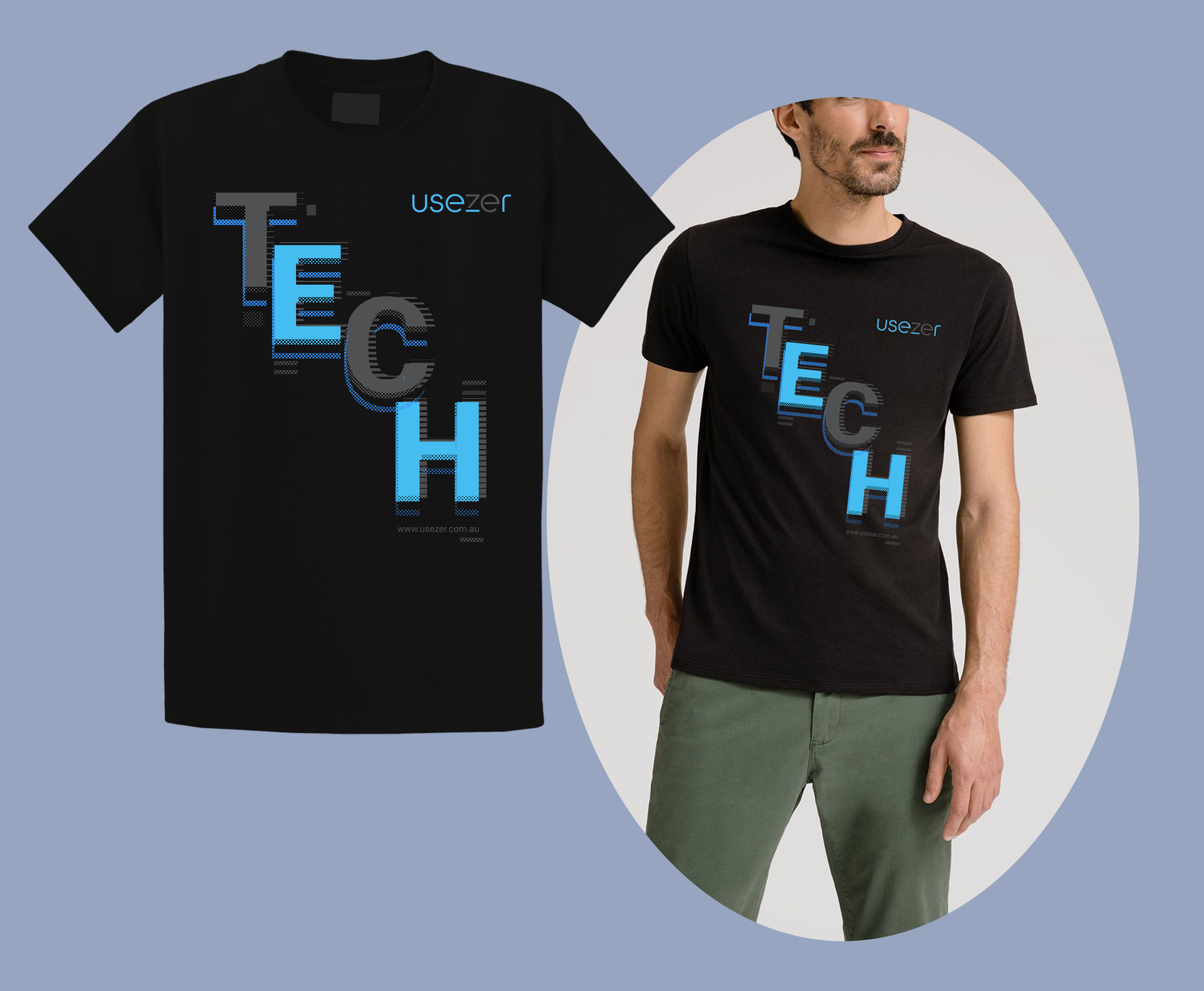 T-shirt Design by Heydale for USEZER Pty Ltd | Design #32045835