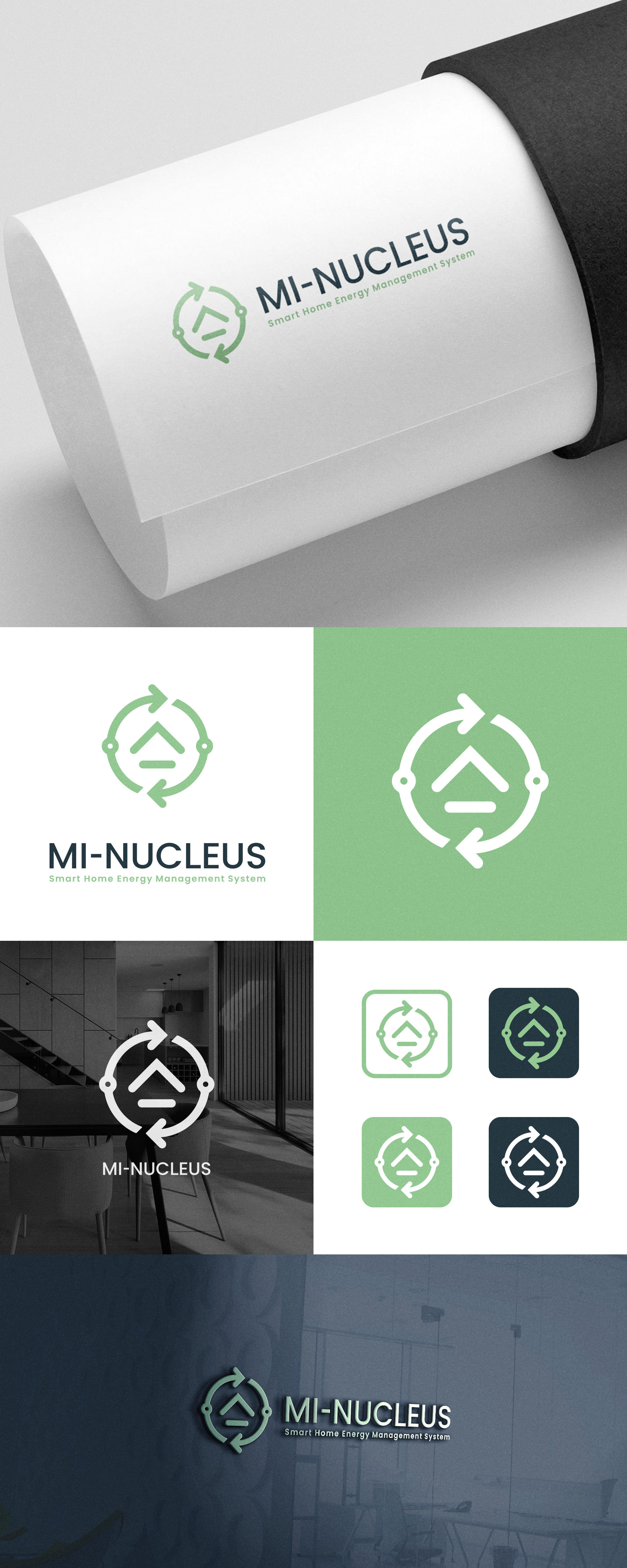 Diseño de Logo por Oleksandr Tovarkov para MI-NUCLEUS | Diseño #32046685