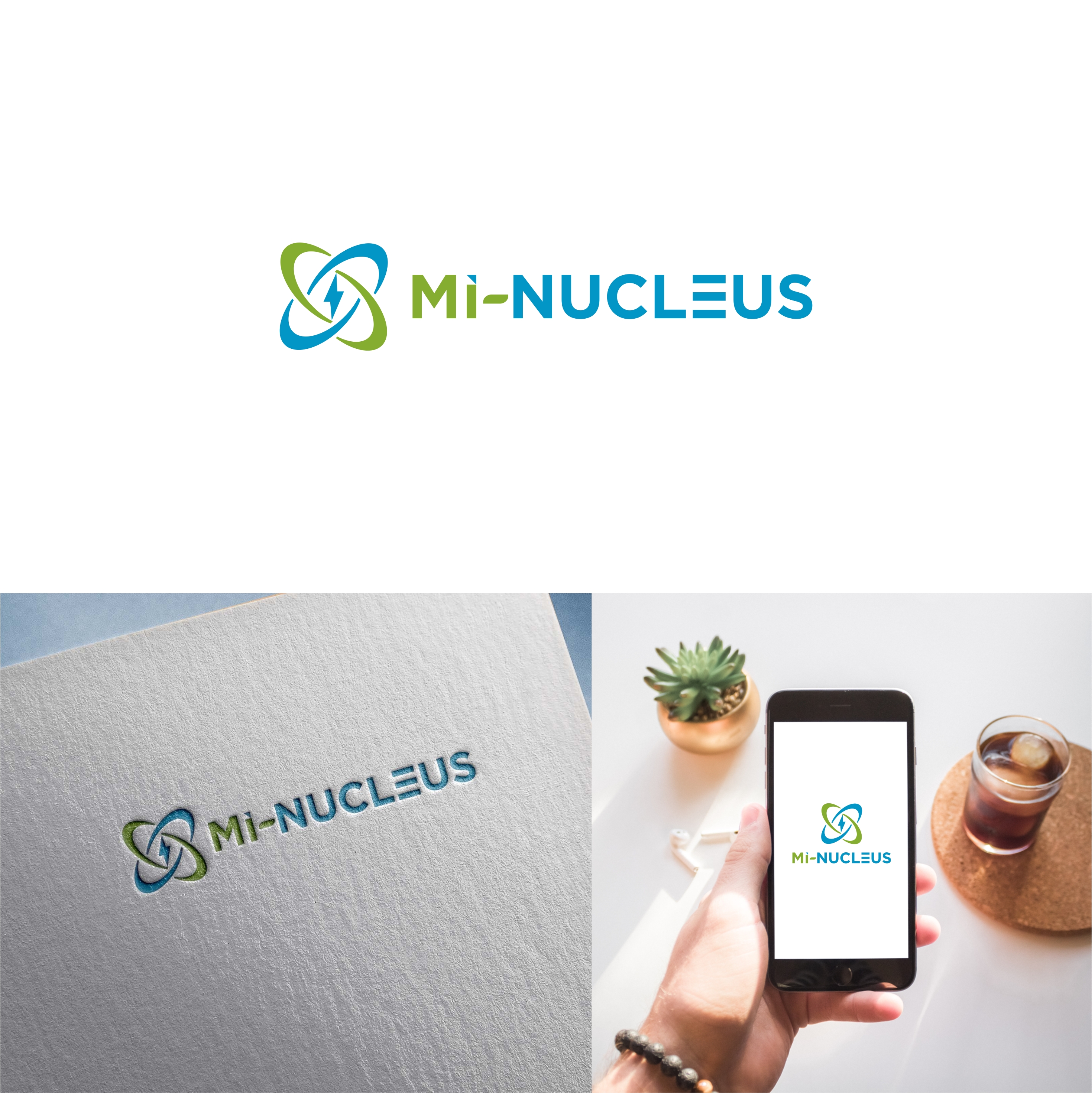 Logo Design by Joenet Jayawarna for MI-NUCLEUS | Design #32062086