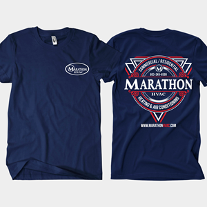T-shirt Design by Rheanza for Marathon HVAC | Design: #32084381