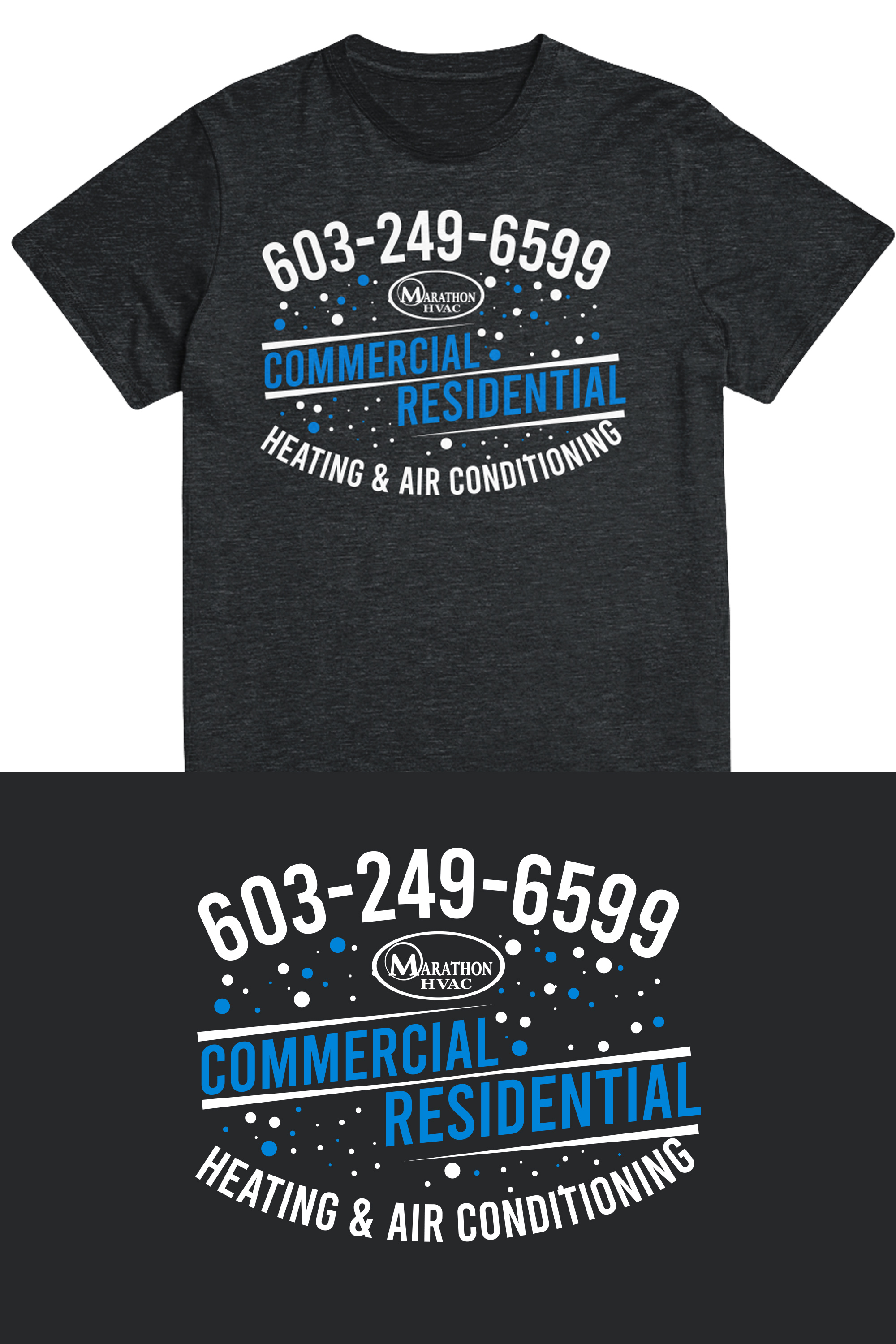 T-shirt Design by Teespixels for Marathon HVAC | Design #32077323