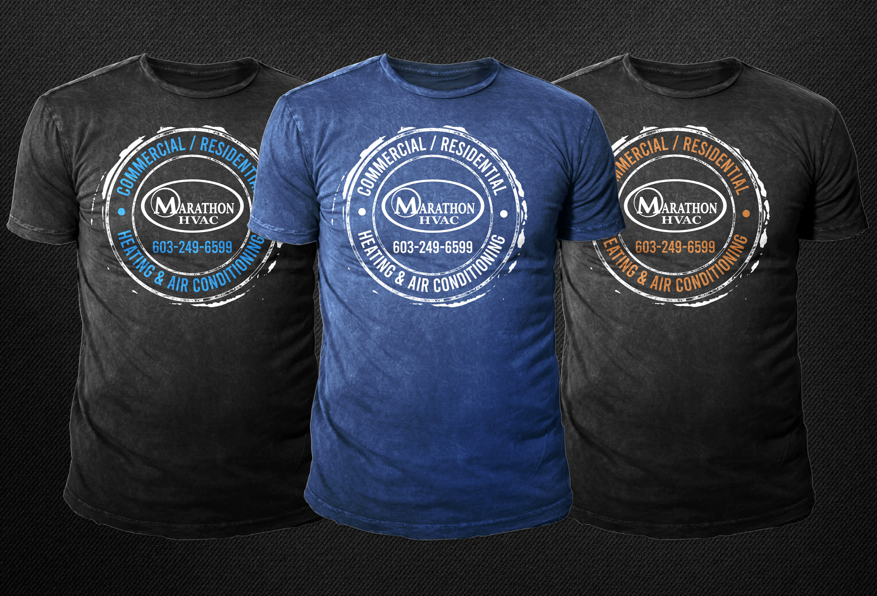 T-shirt Design by Teespixels for Marathon HVAC | Design #32078403