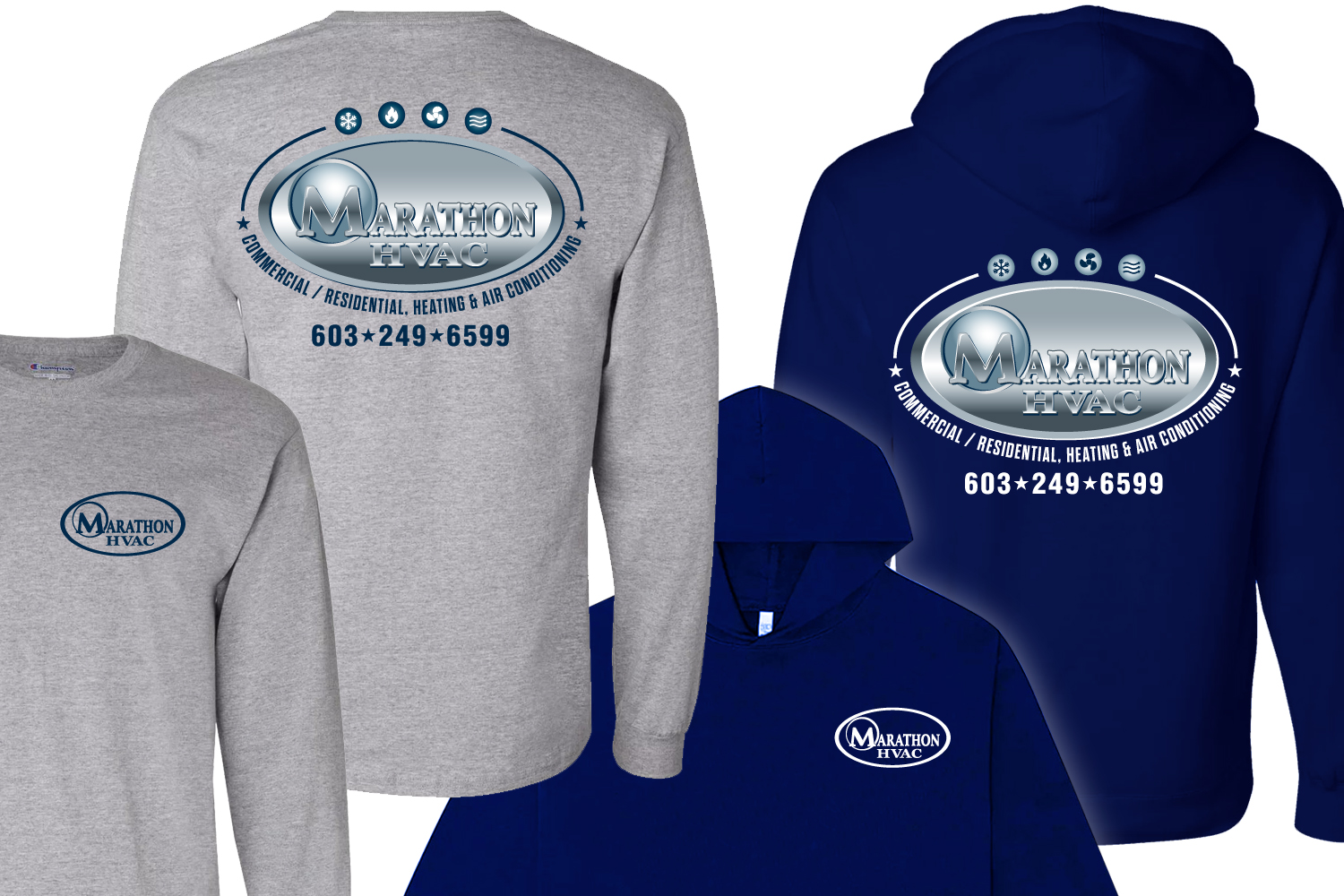 T-Shirt-Design von Erdie Tadeo für Marathon HVAC | Design #32085837