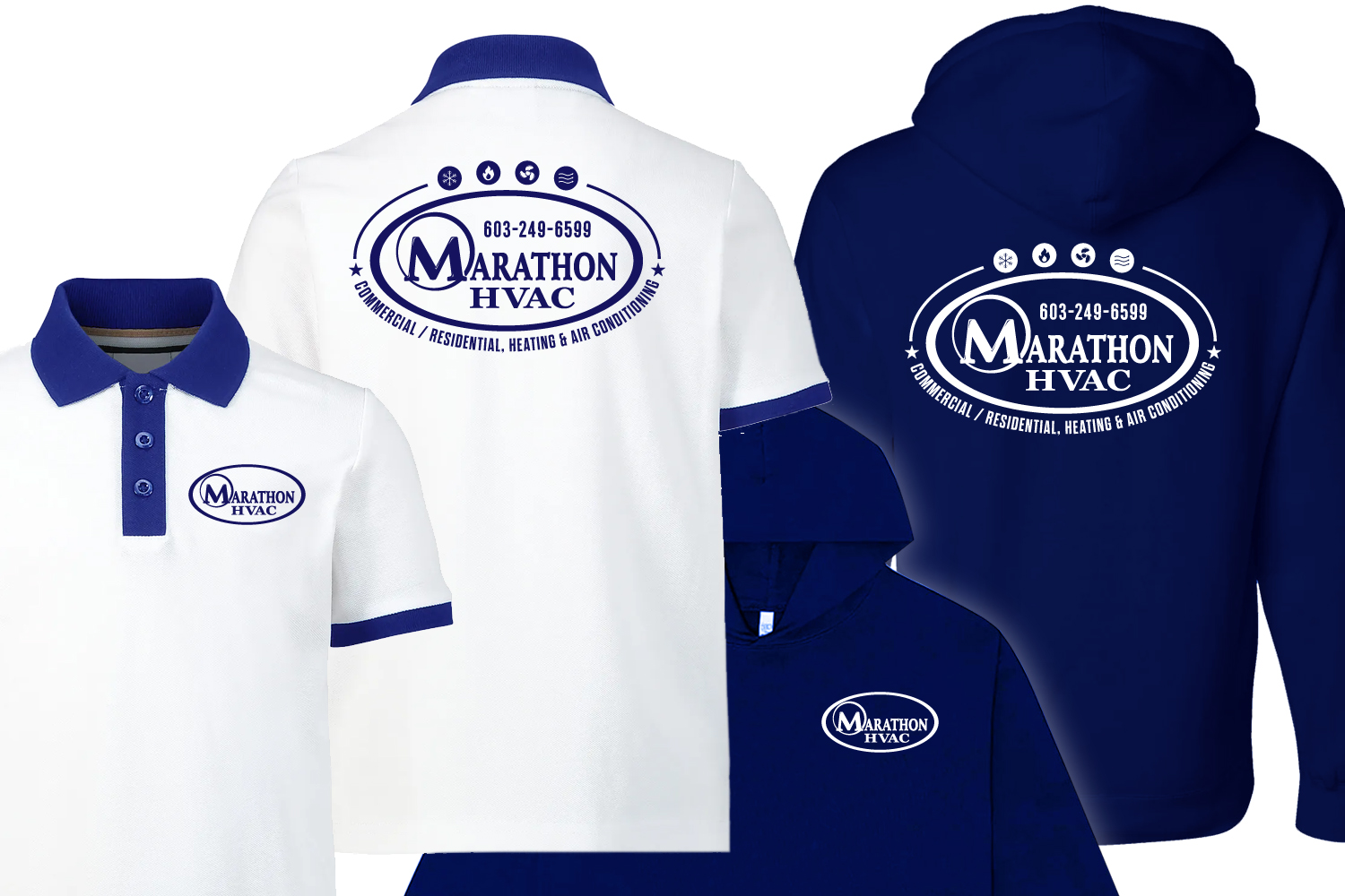 T-shirt Design by Erdie Tadeo for Marathon HVAC | Design #32088008