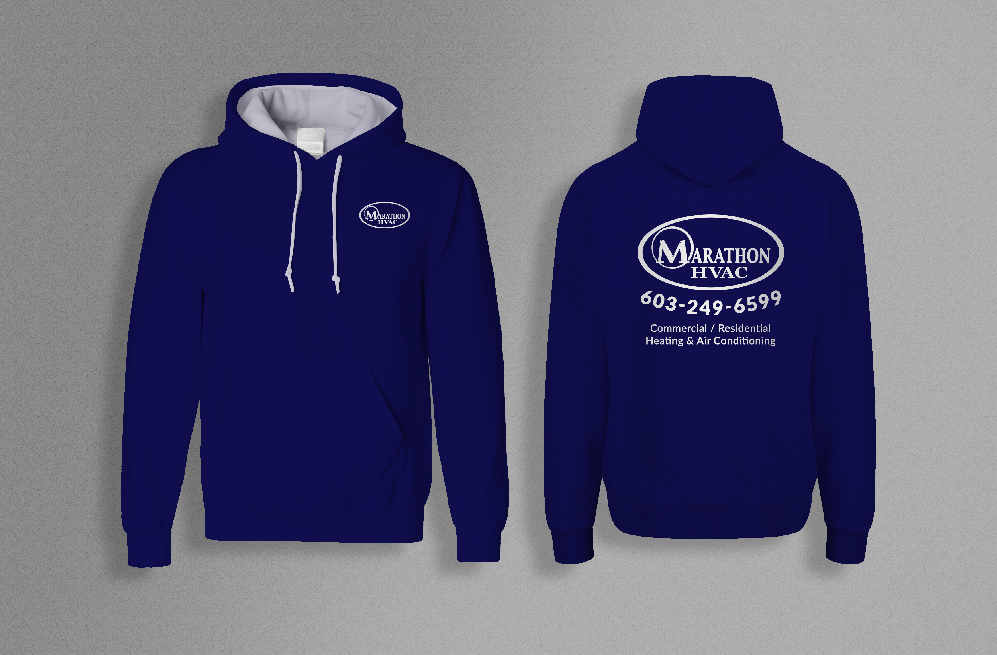 T-shirt Design by Sun Moon Graphic Designer for Marathon HVAC | Design #32051062