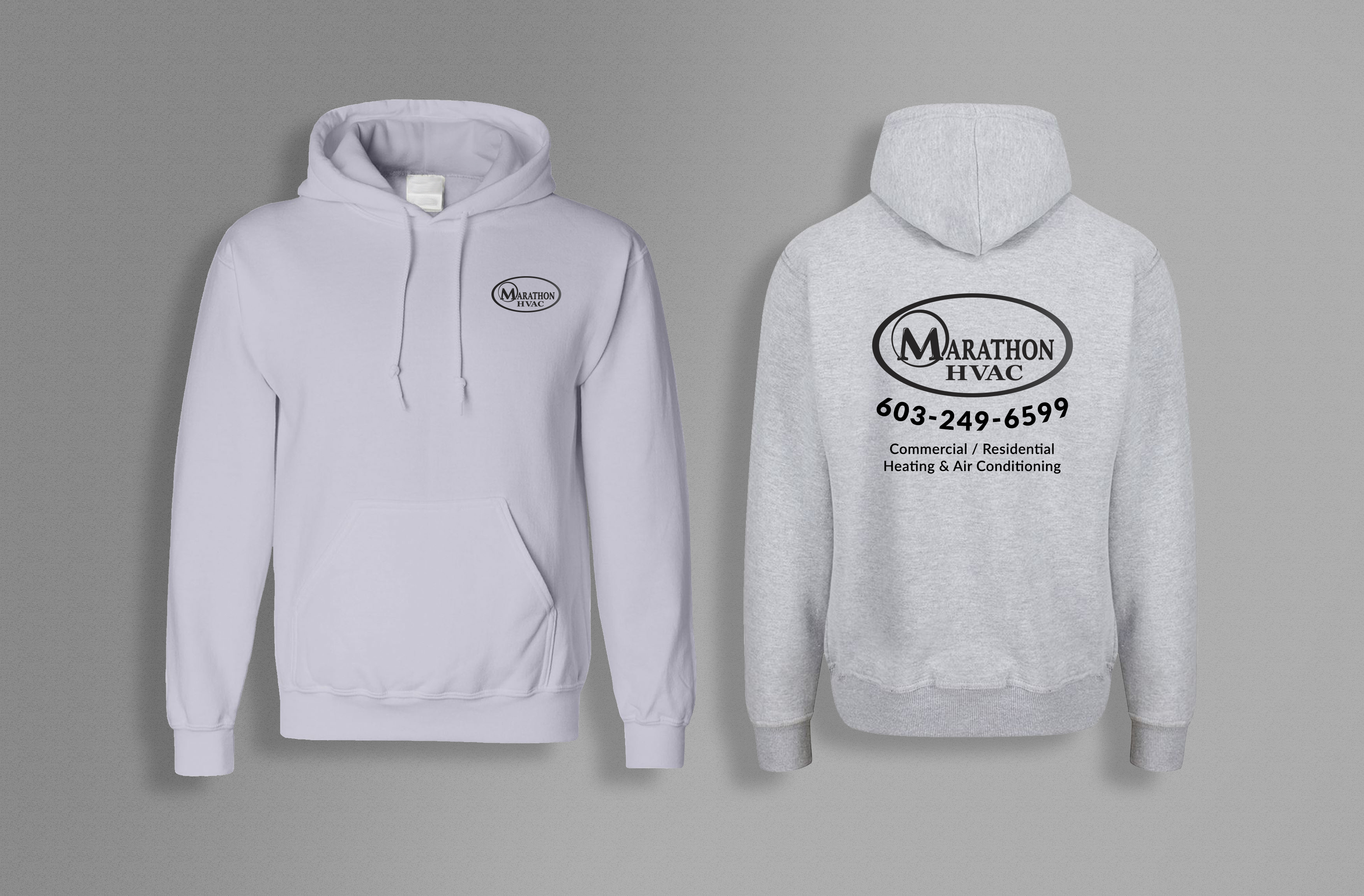 T-shirt Design by Sun Moon Graphic Designer for Marathon HVAC | Design #32051064