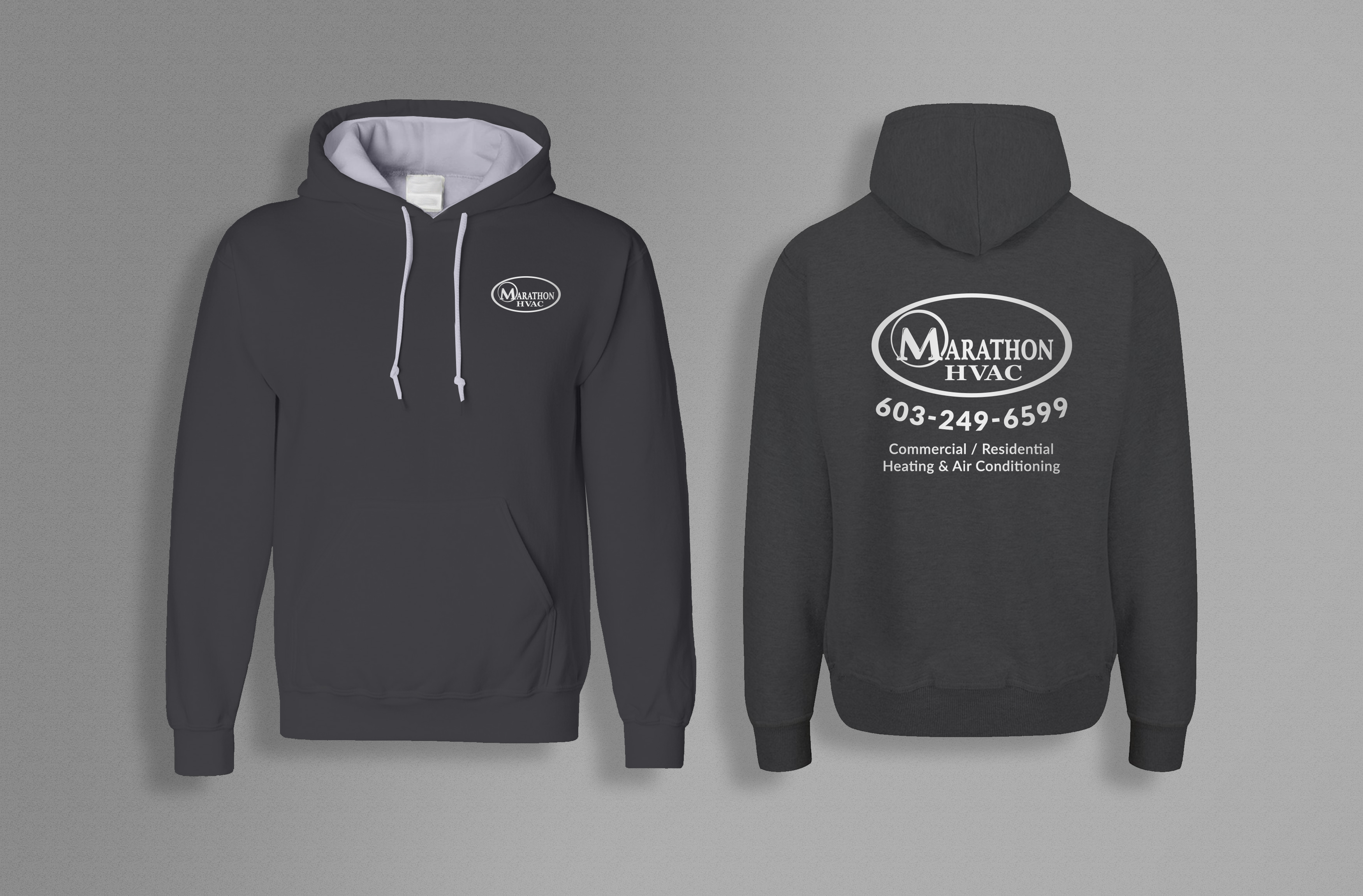 T-shirt Design by Sun Moon Graphic Designer for Marathon HVAC | Design #32051066