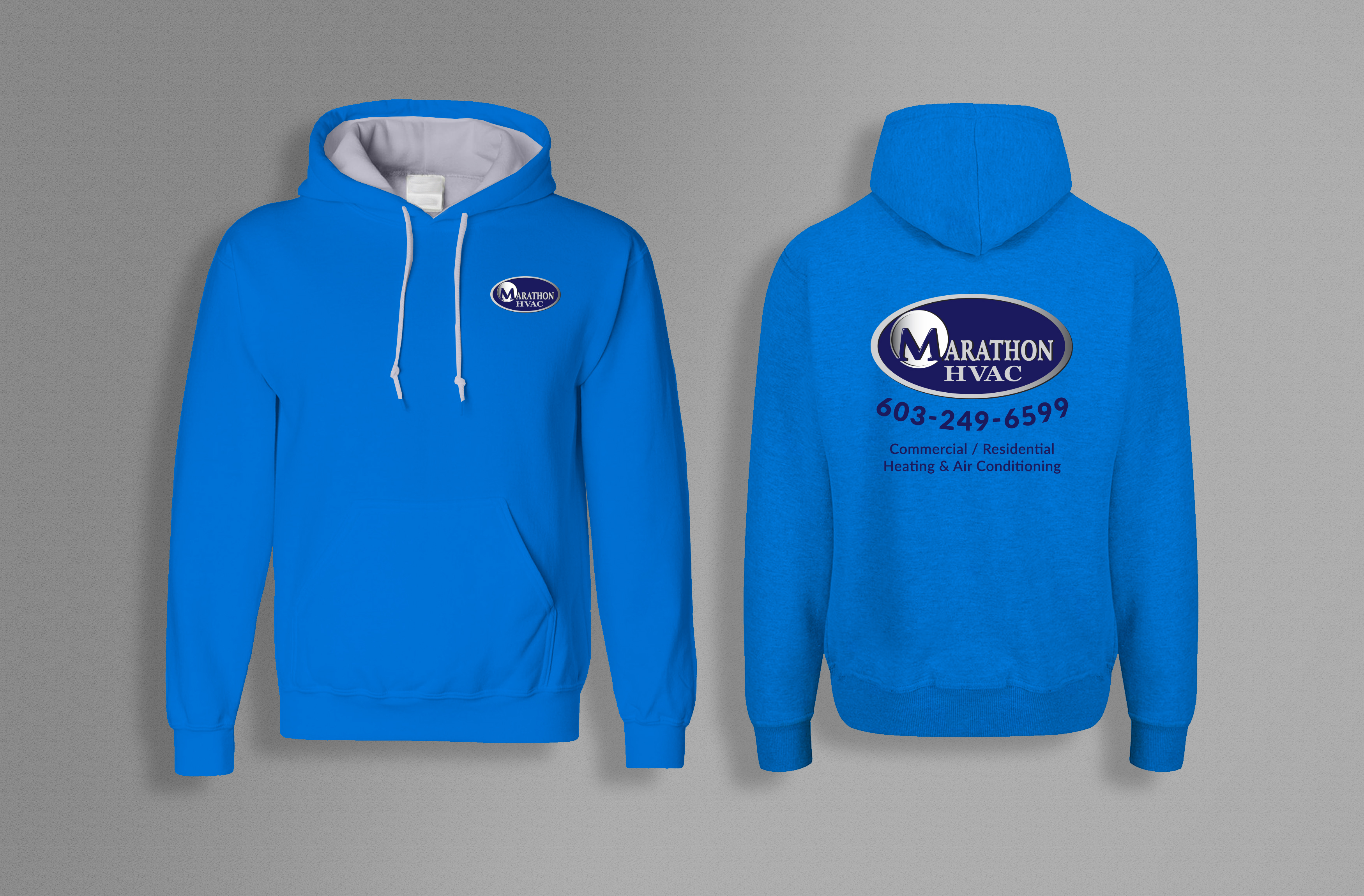 T-shirt Design by Sun Moon Graphic Designer for Marathon HVAC | Design #32051073