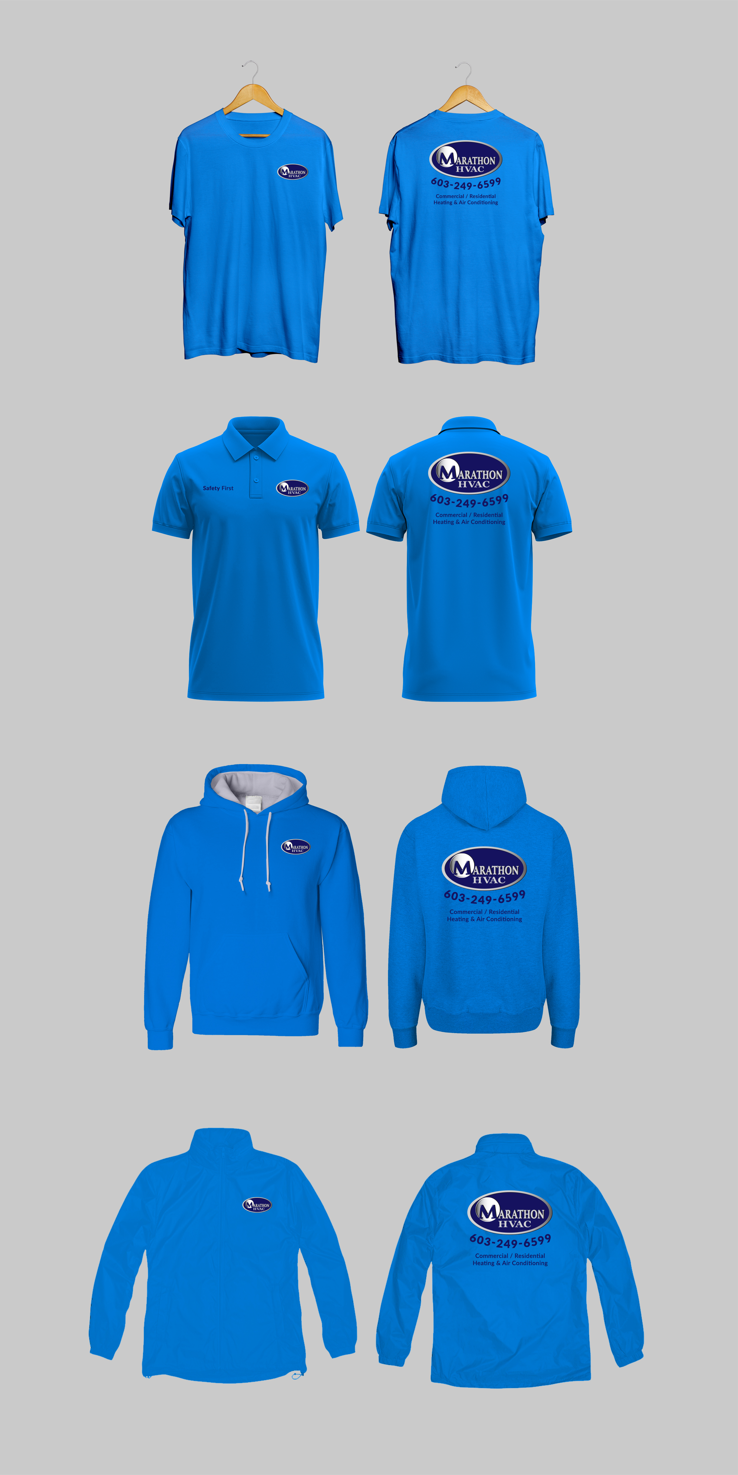 Diseño de Camiseta por Sun Moon Graphic Designer para Marathon HVAC | Diseño #32057736