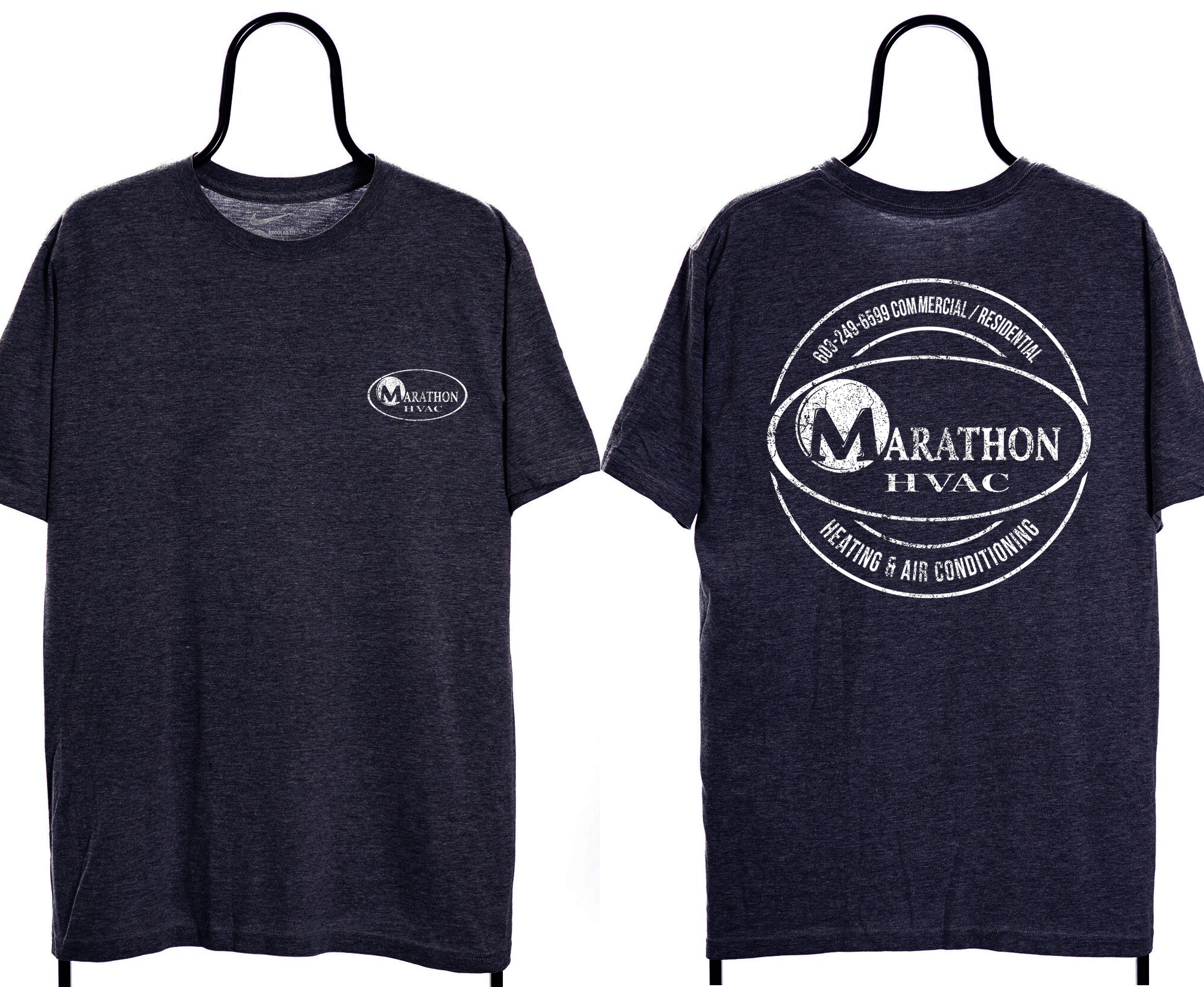 T-shirt Design by O_O NIZAL O_O for Marathon HVAC | Design #32085193