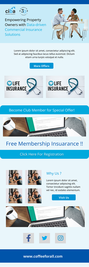 Email Marketing Design by AmithDesigns