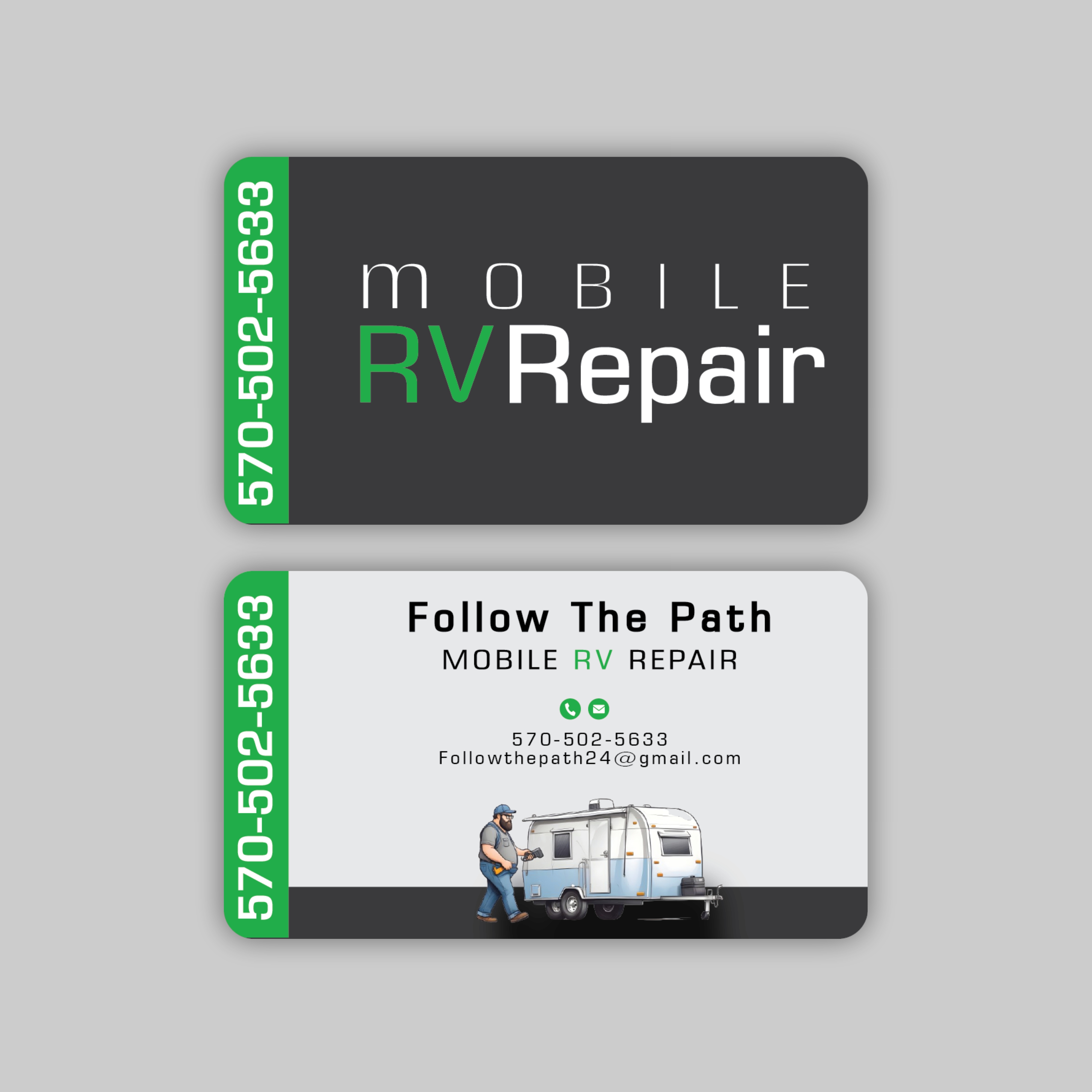 Diseño de Tarjeta de Presentación por Nel. para Follow the Path Mobile RV Repair | Diseño #32057327