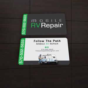 Design de Carte de Visite par Nel. pour Follow the Path Mobile RV Repair | Design : #32057329