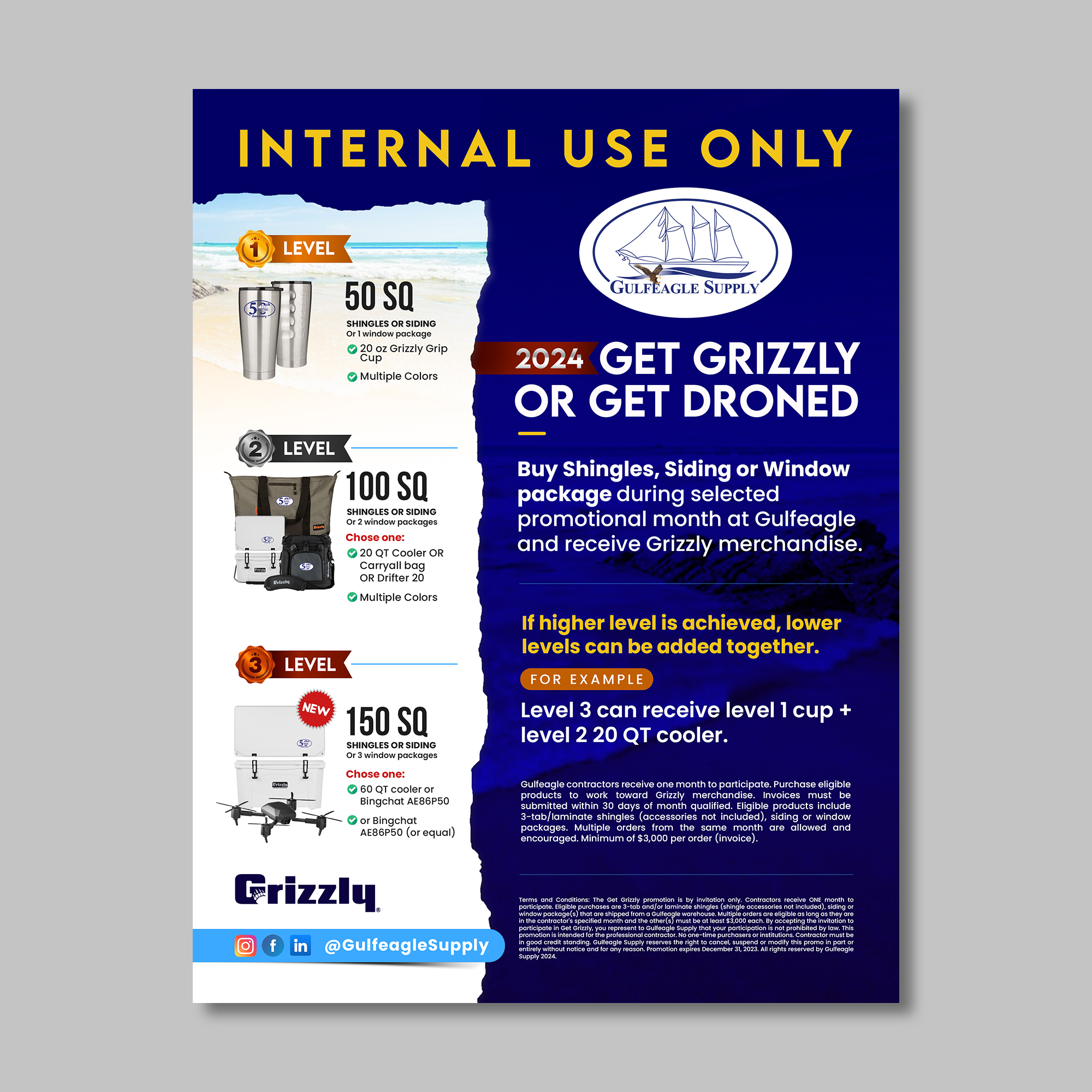 Diseño de Flyer por debdesign para gulf eagle company | Diseño #32145739