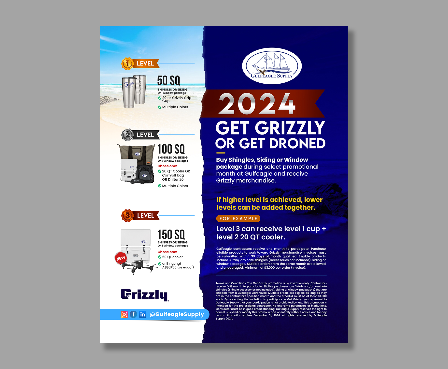 Diseño de Flyer por debdesign para gulf eagle company | Diseño #32333154