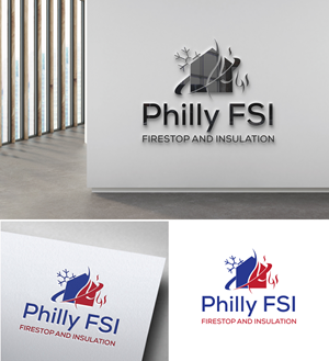 Logo Design by Om Namah Shivay for Philadelphia Firestop and Insulation LLC | Design: #32061427