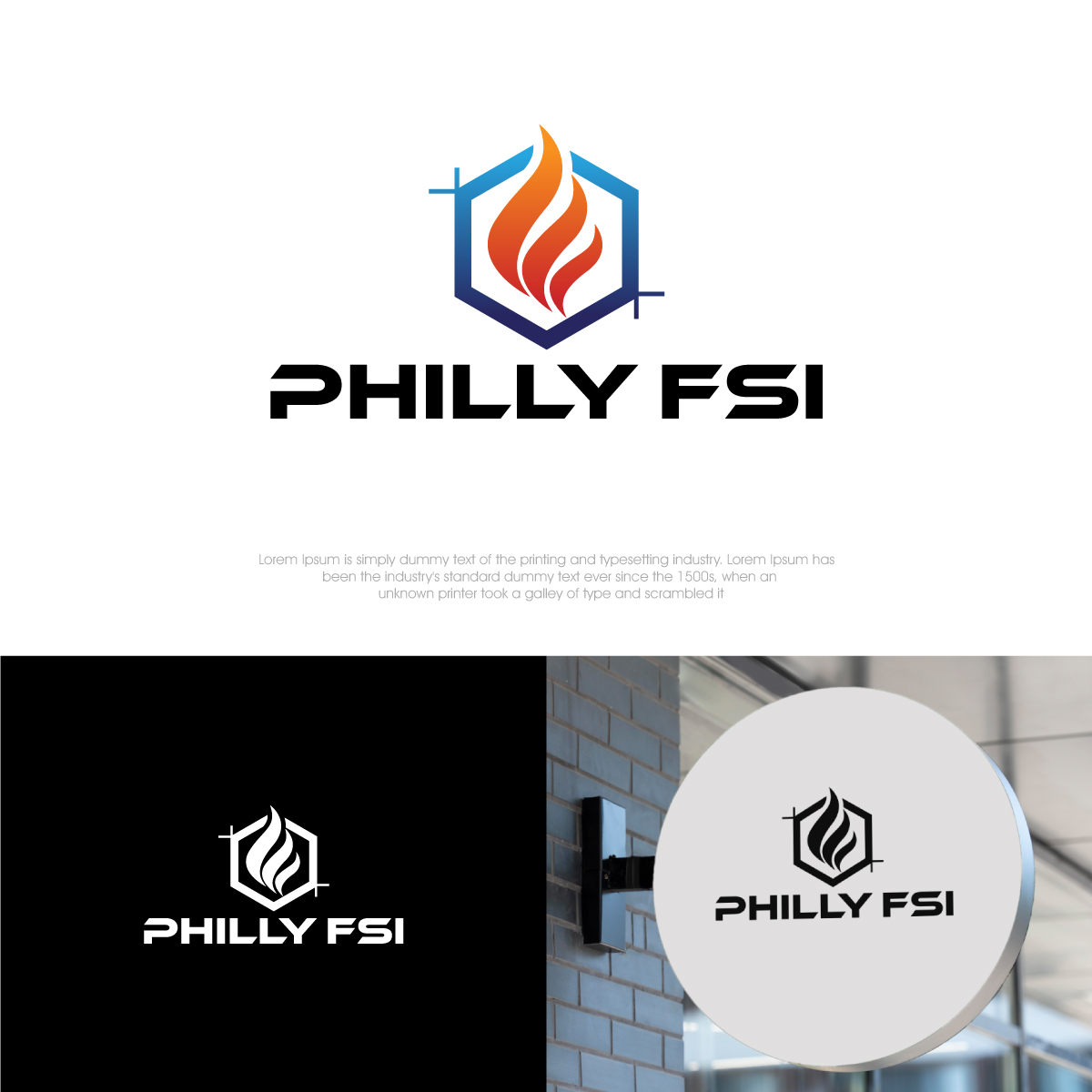 Logo Design by webeezine for Philadelphia Firestop and Insulation LLC | Design #32059838