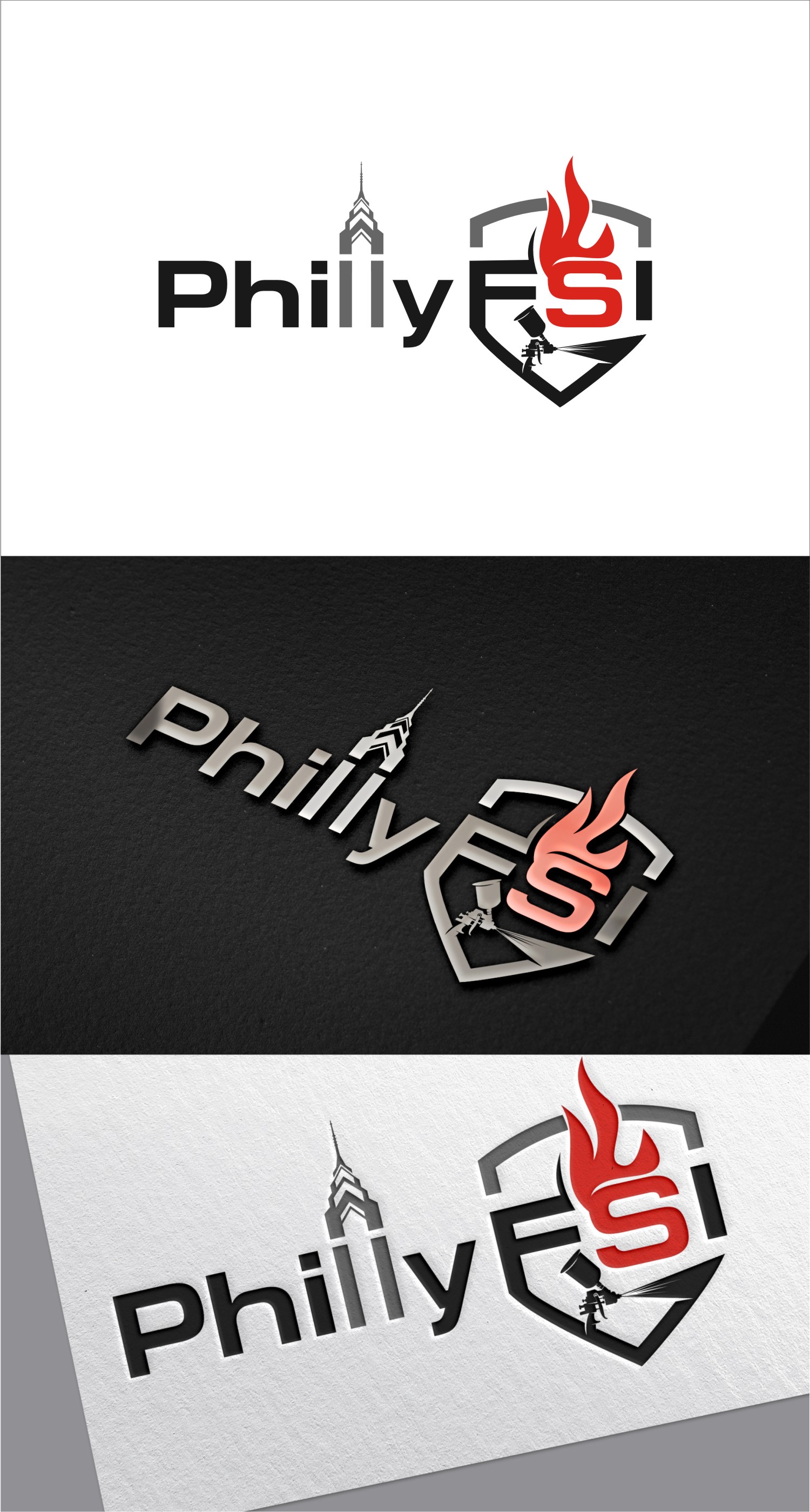 Logo Design by Soul Light for Philadelphia Firestop and Insulation LLC | Design #32061941