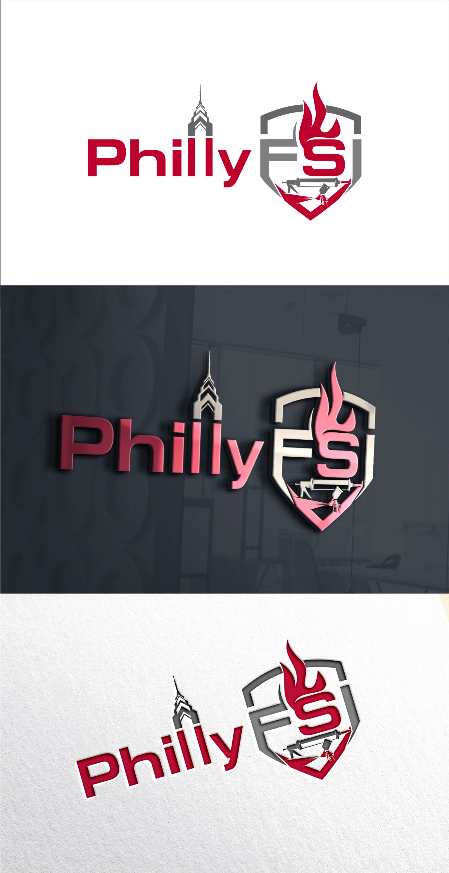 Logo Design by Soul Light for Philadelphia Firestop and Insulation LLC | Design #32061942
