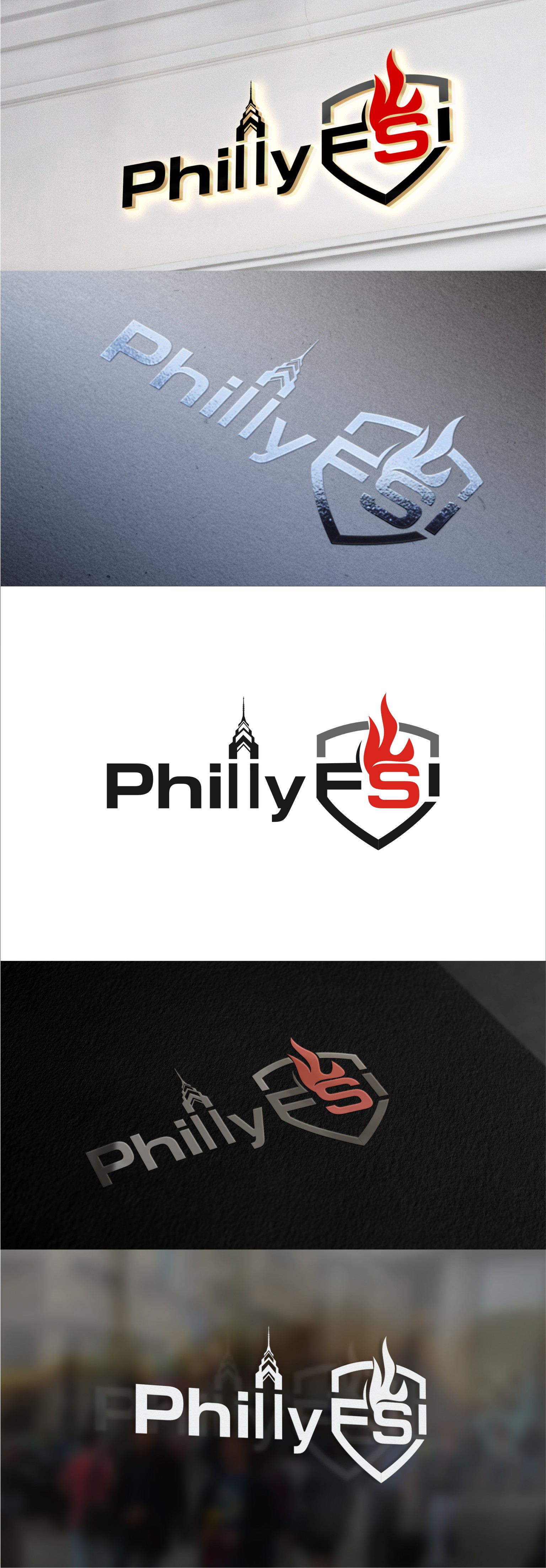 Logo Design by Soul Light for Philadelphia Firestop and Insulation LLC | Design #32061981
