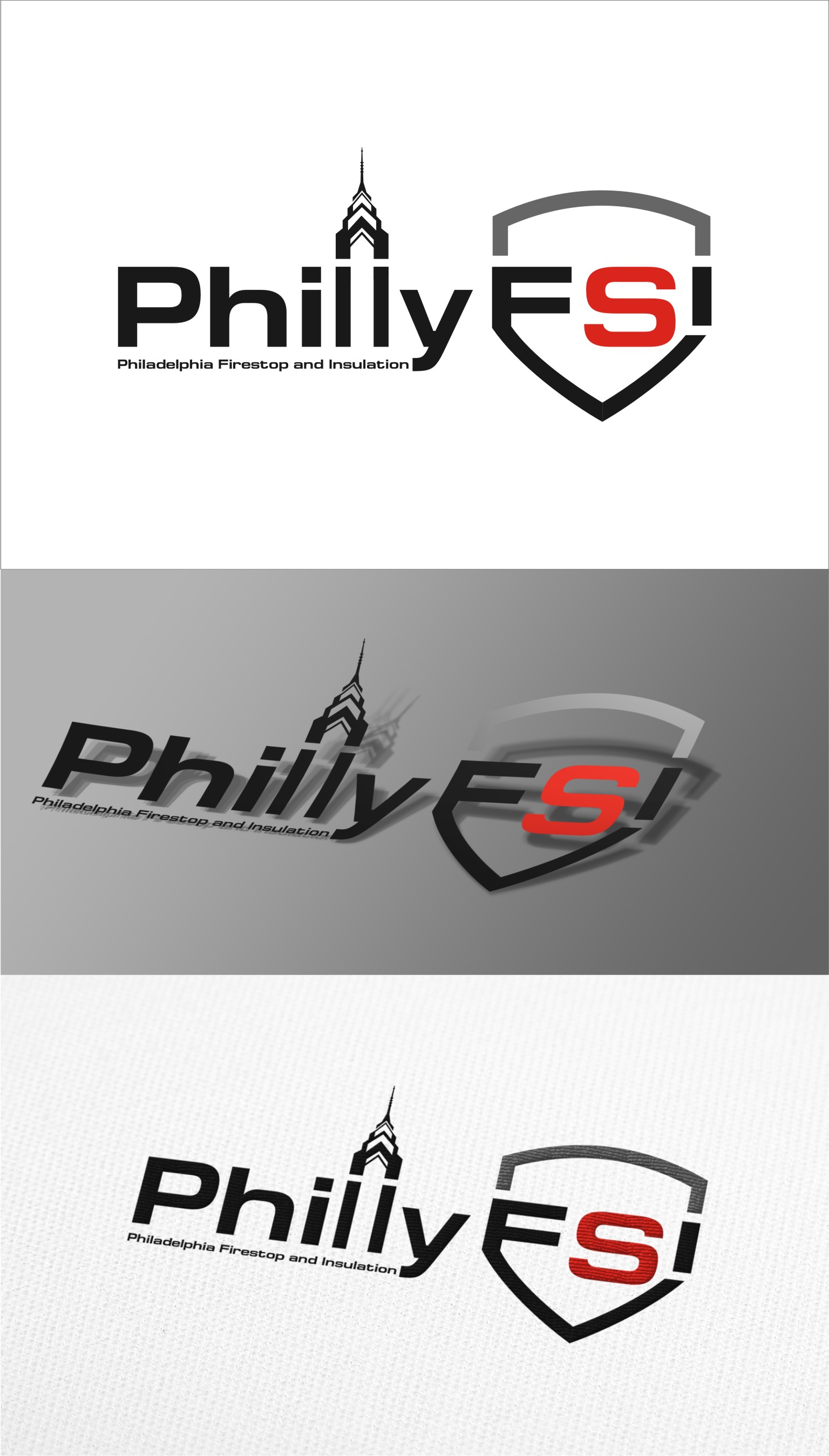 Logo Design by Soul Light for Philadelphia Firestop and Insulation LLC | Design #32075665