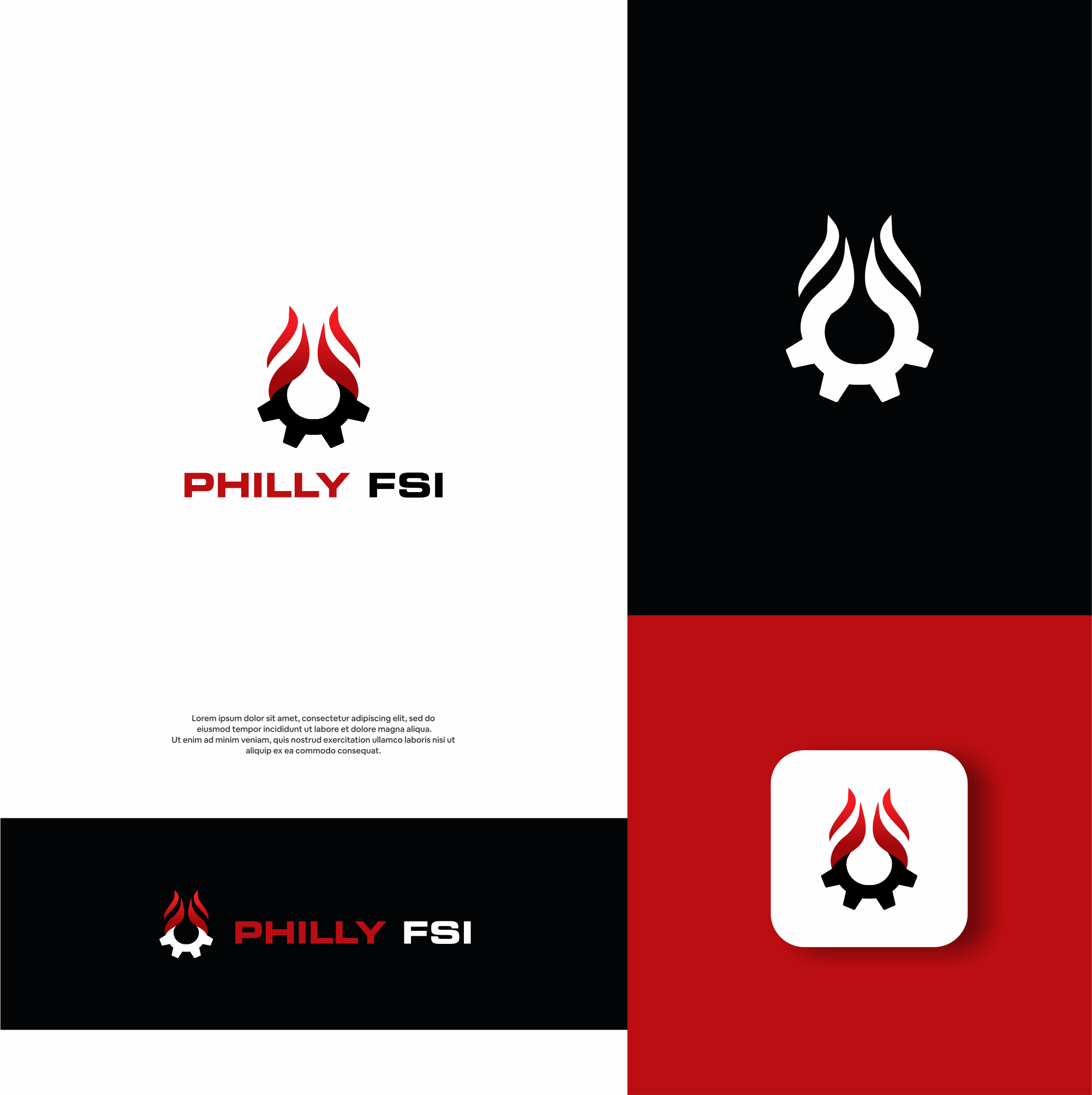 Logo Design by DesignFirst for Philadelphia Firestop and Insulation LLC | Design #32057647